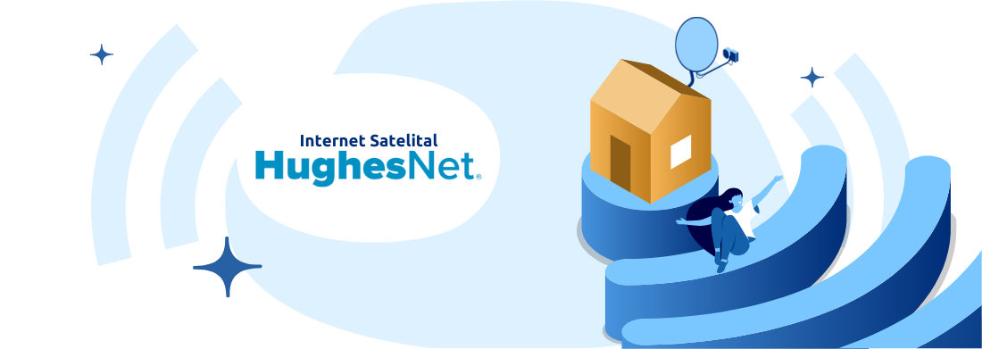 Internet satelital HughesNet